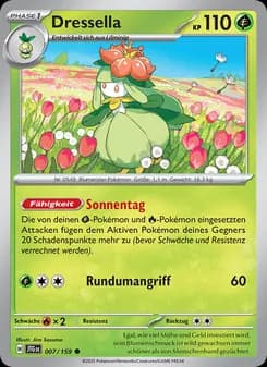 Dressella card in German