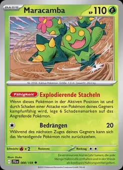 Maracamba card in German