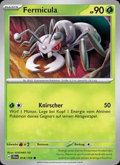 Fermicula card in German