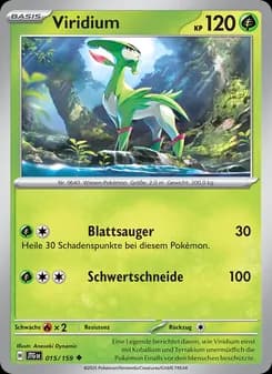 Viridium card in German