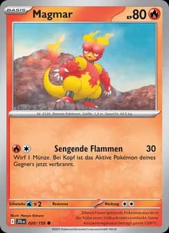 Magmar card in German