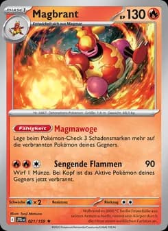 Magbrant card in German