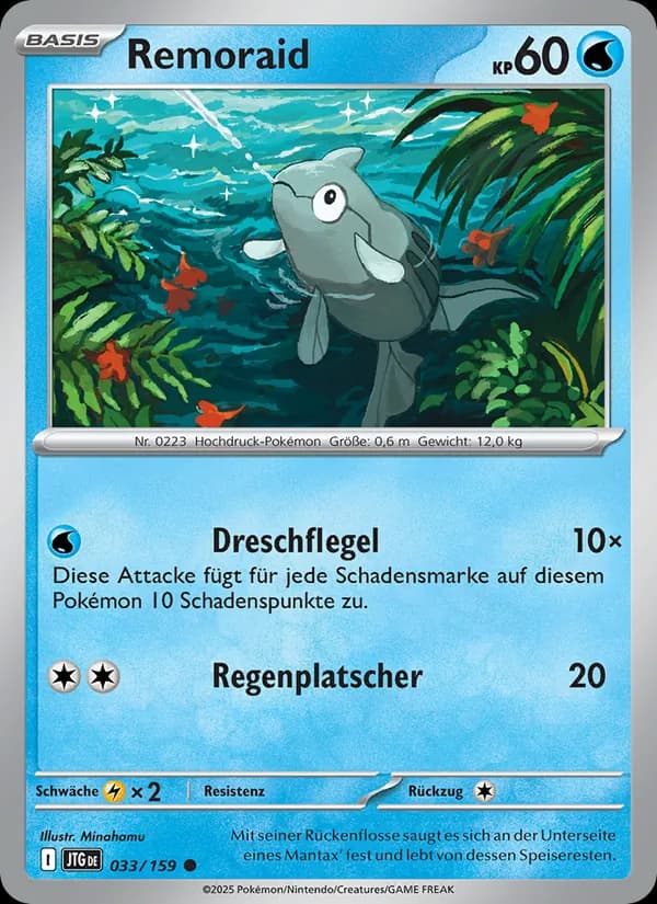 Remoraid card in German
