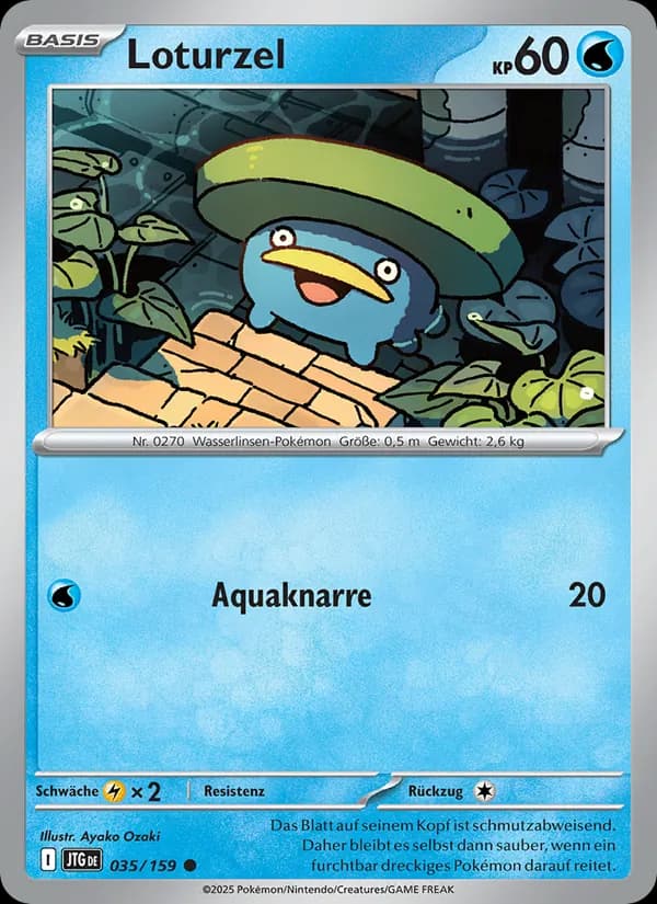 Loturzel card in German