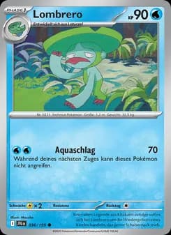 Lombrero card in German