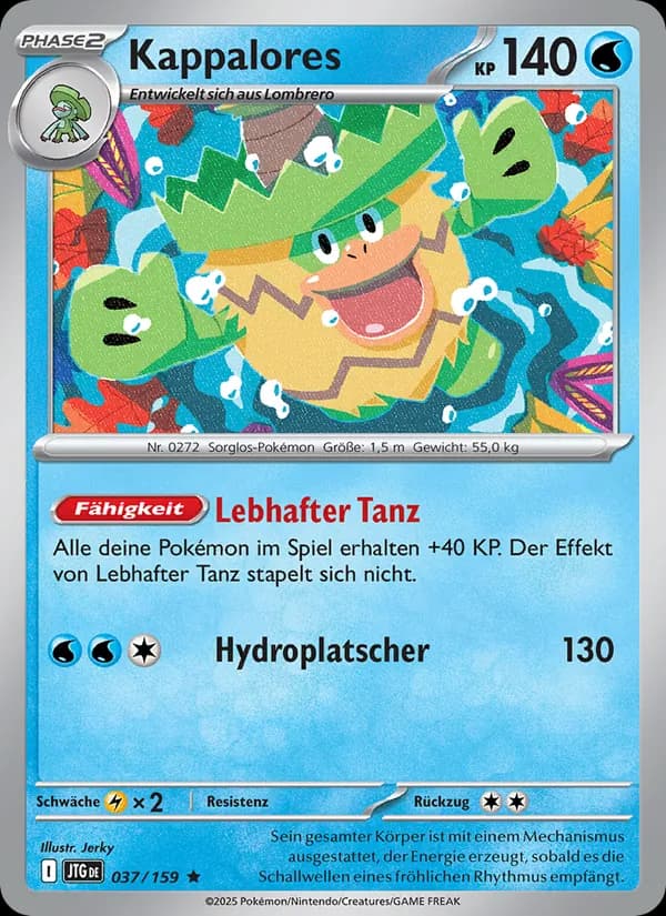 Kappalores card in German