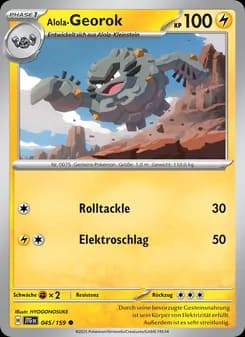 Alola-Georok card in German