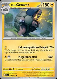 Alola-Geowaz card in German