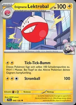 Enigmaras Lektrobal card in German