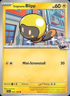 Enigmaras Blipp card in German