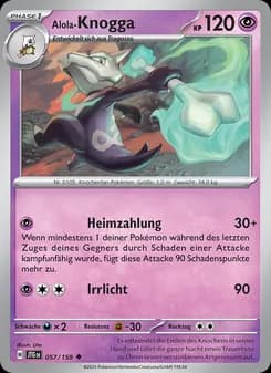 Alola-Knogga card in German