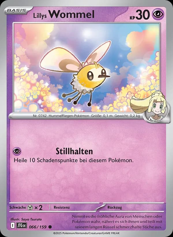 Lillys Wommel card in German