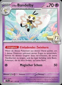 Lillys Bandelby card in German