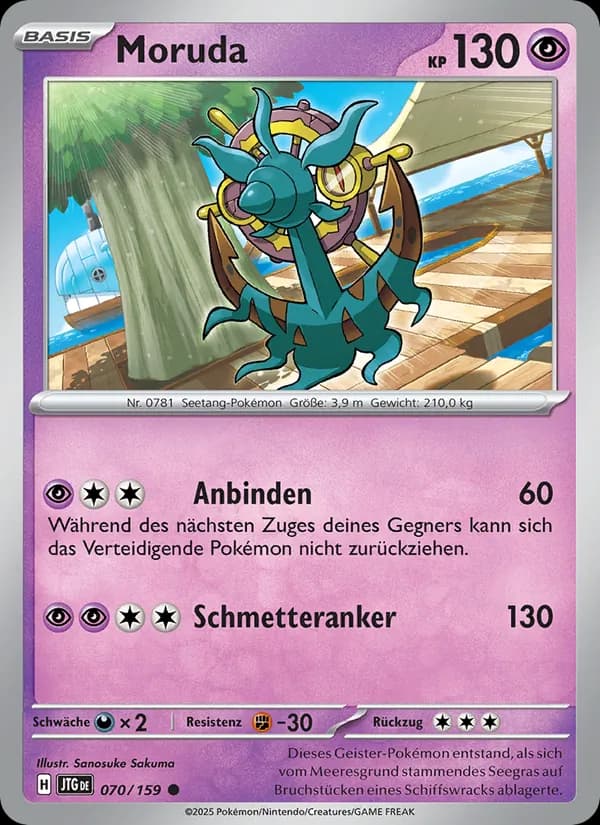 Moruda card in German