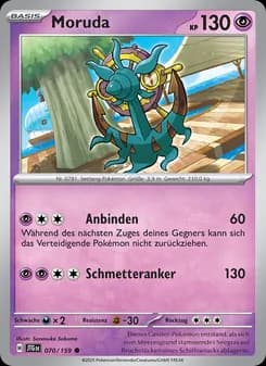 Moruda card in German
