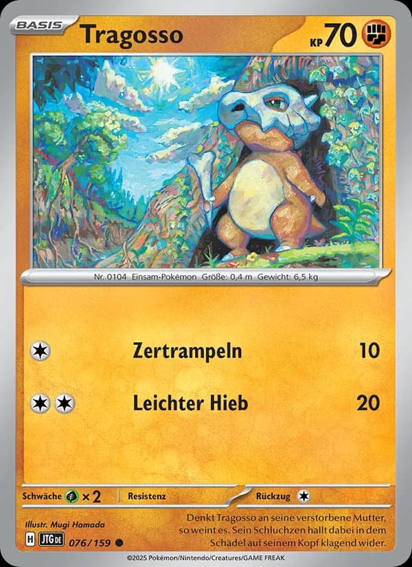 Tragosso card in German