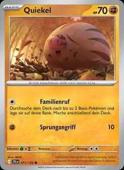 Quiekel card in German