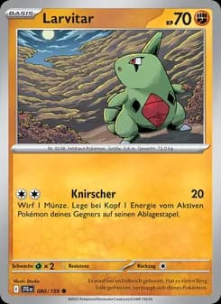 Larvitar card in German