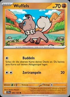 Wuffels card in German