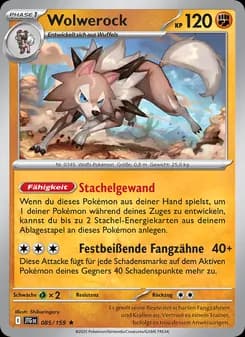 Wolwerock card in German