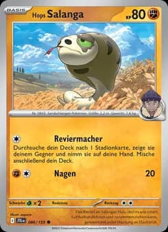 Hops Salanga card in German