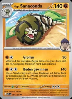 Hops Sanaconda card in German