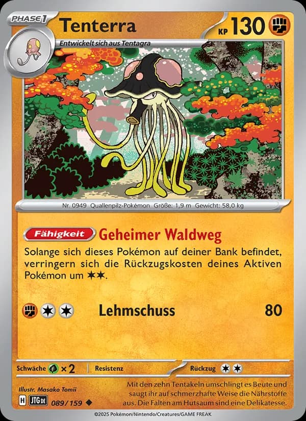 Tenterra card in German