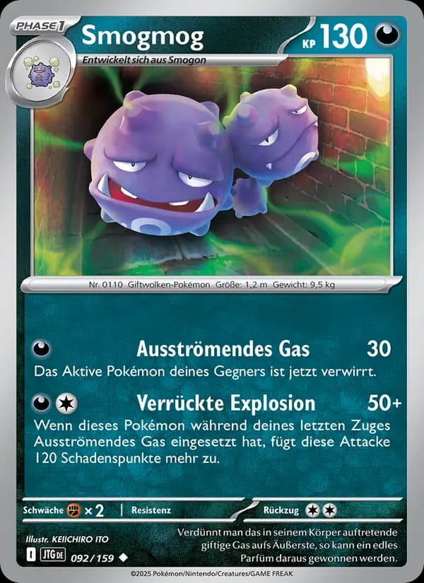 Smogmog card in German
