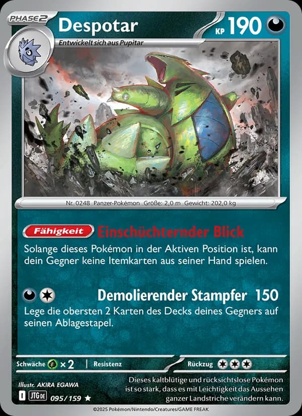 Despotar card in German