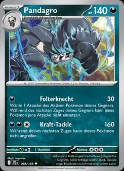 Pandagro card in German