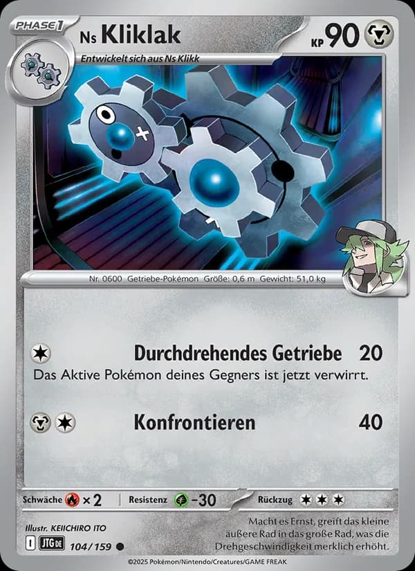Ns Kliklak card in German