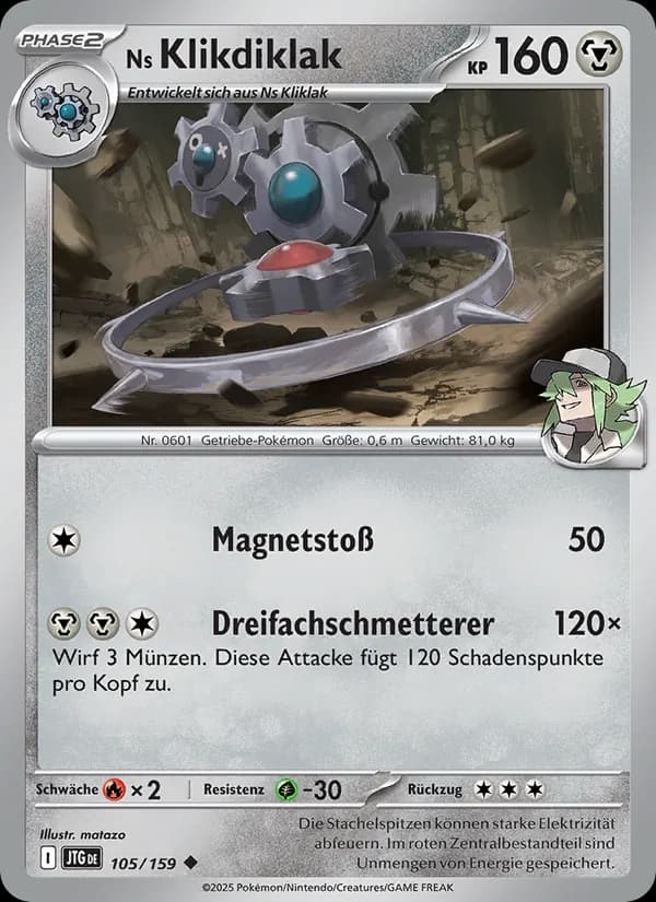 Ns Klikdiklak card in German