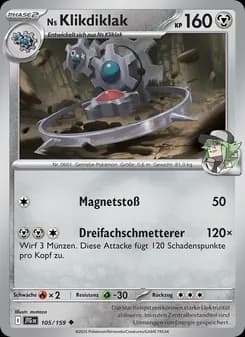 Ns Klikdiklak card in German