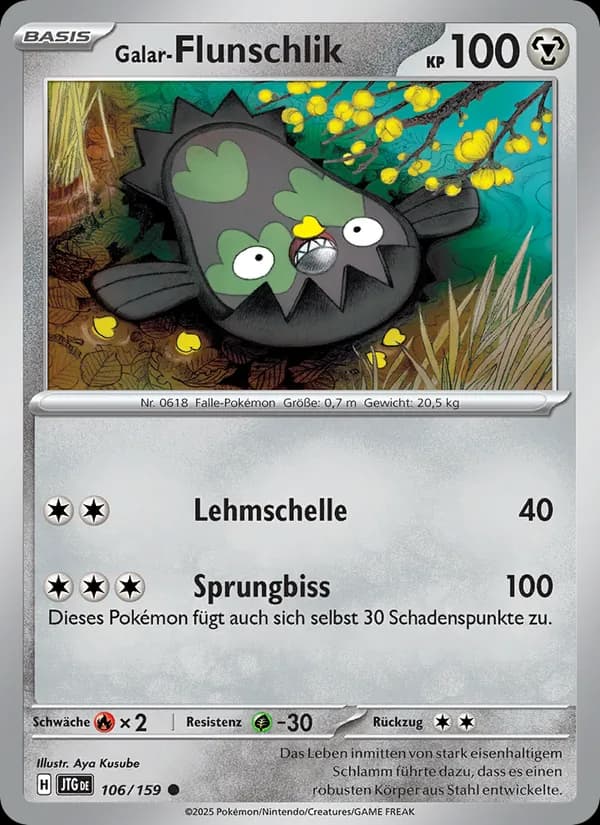Galar-Flunschlik card in German