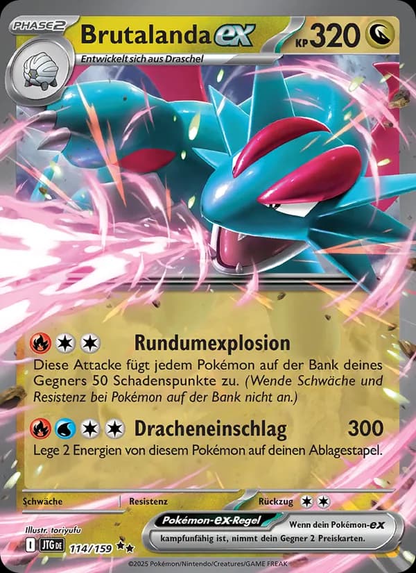 Brutalanda-ex card in German