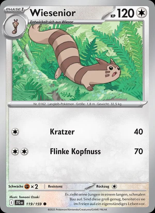 Wiesenior card in German