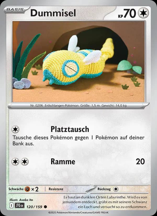 Dummisel card in German