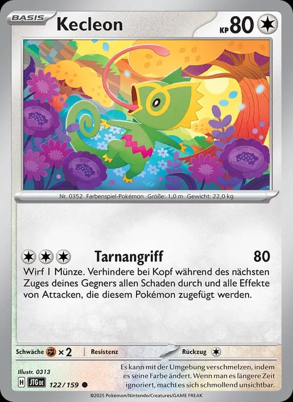 Kecleon card in German