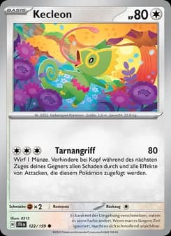 Kecleon card in German