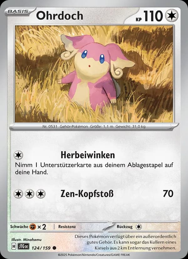 Ohrdoch card in German