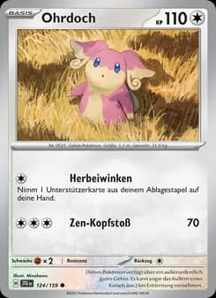 Ohrdoch card in German