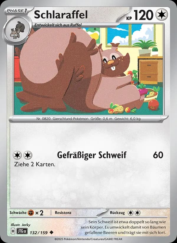 Schlaraffel card in German