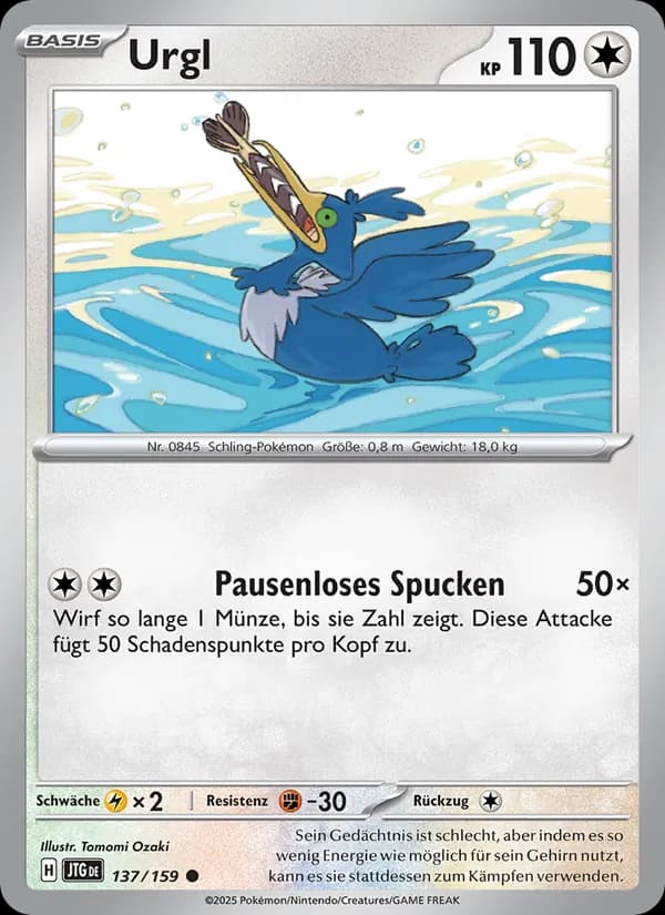 Urgl card in German