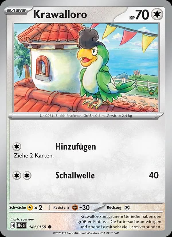 Krawalloro card in German