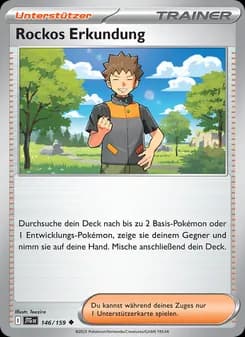 Rockos Erkundung card in German