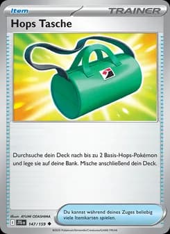 Hops Tasche card in German