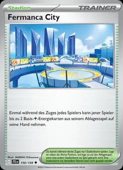 Fermanca City card in German