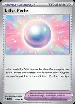 Lillys Perle card in German