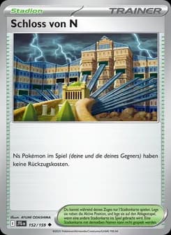 Schloss von N card in German