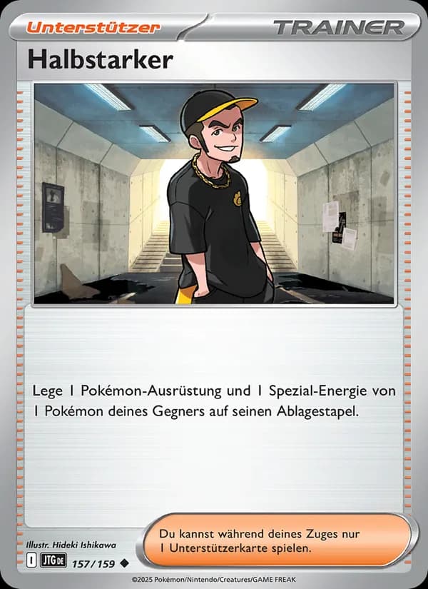 Halbstarker card in German
